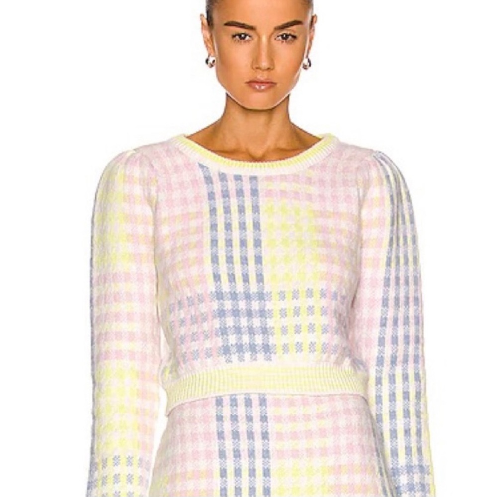 LoveShackFancy Dolana Crop Pullover